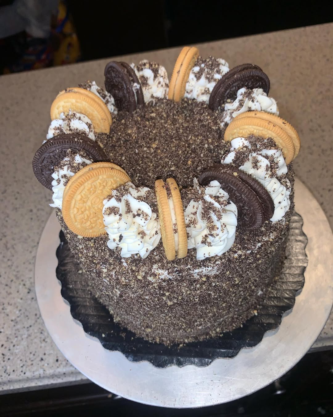 Oreo Crunch Cake
